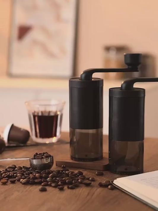 Portable coffee grinder cup